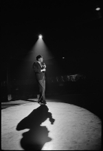 Frank Sinatra rehearsing for the Inaugural Gala, 1961
